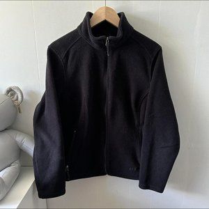 Black LL Bean fleece jacket